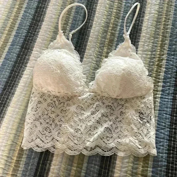 Other - Cream color convertible lace bralette